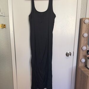 Abercrombie & Fitch Black Midi Dress